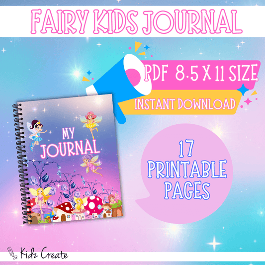 Kids Fairy Journal 