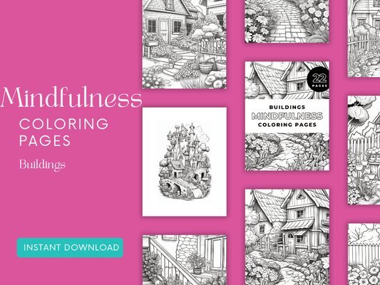 Mindfulness coloring books for adult 